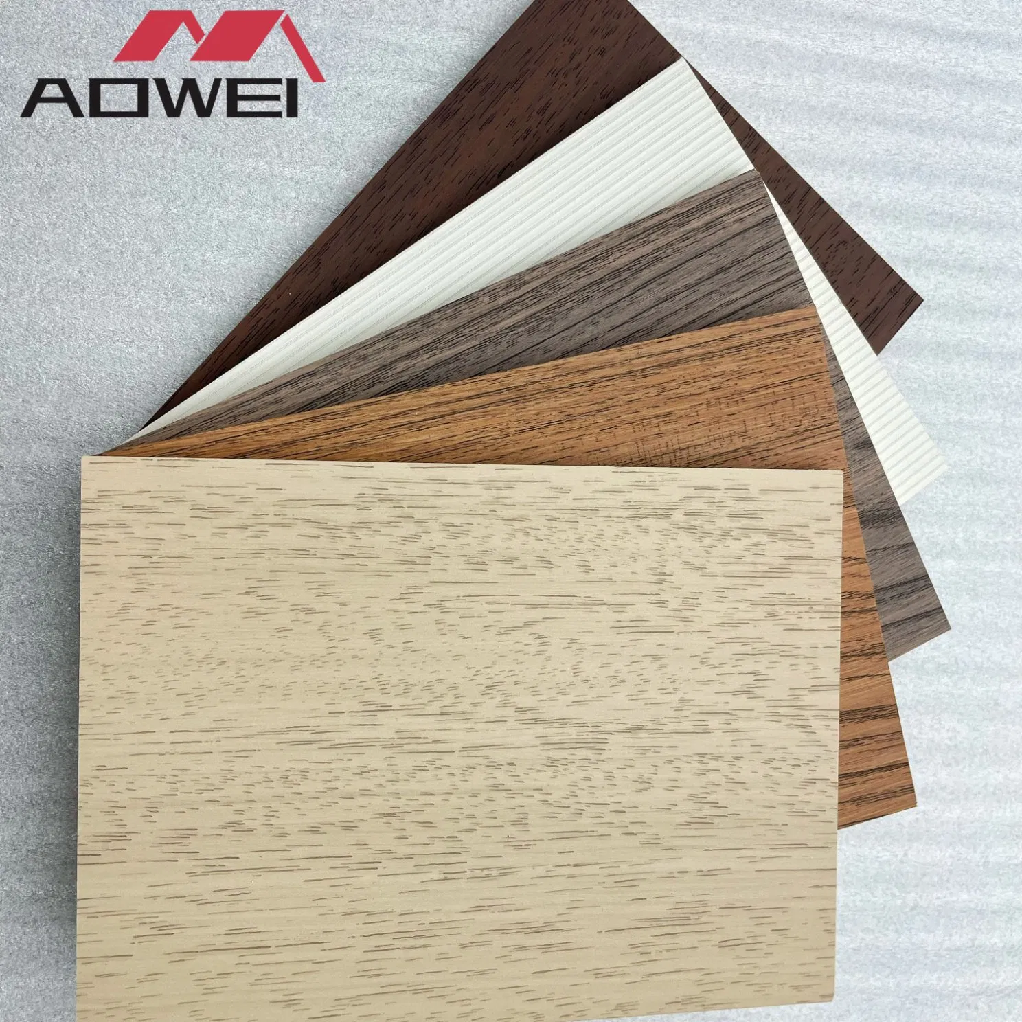 Waterproof Modern Architectural Style Scratch-Resistant 3D Bamboo WPC Flat Wall Panel