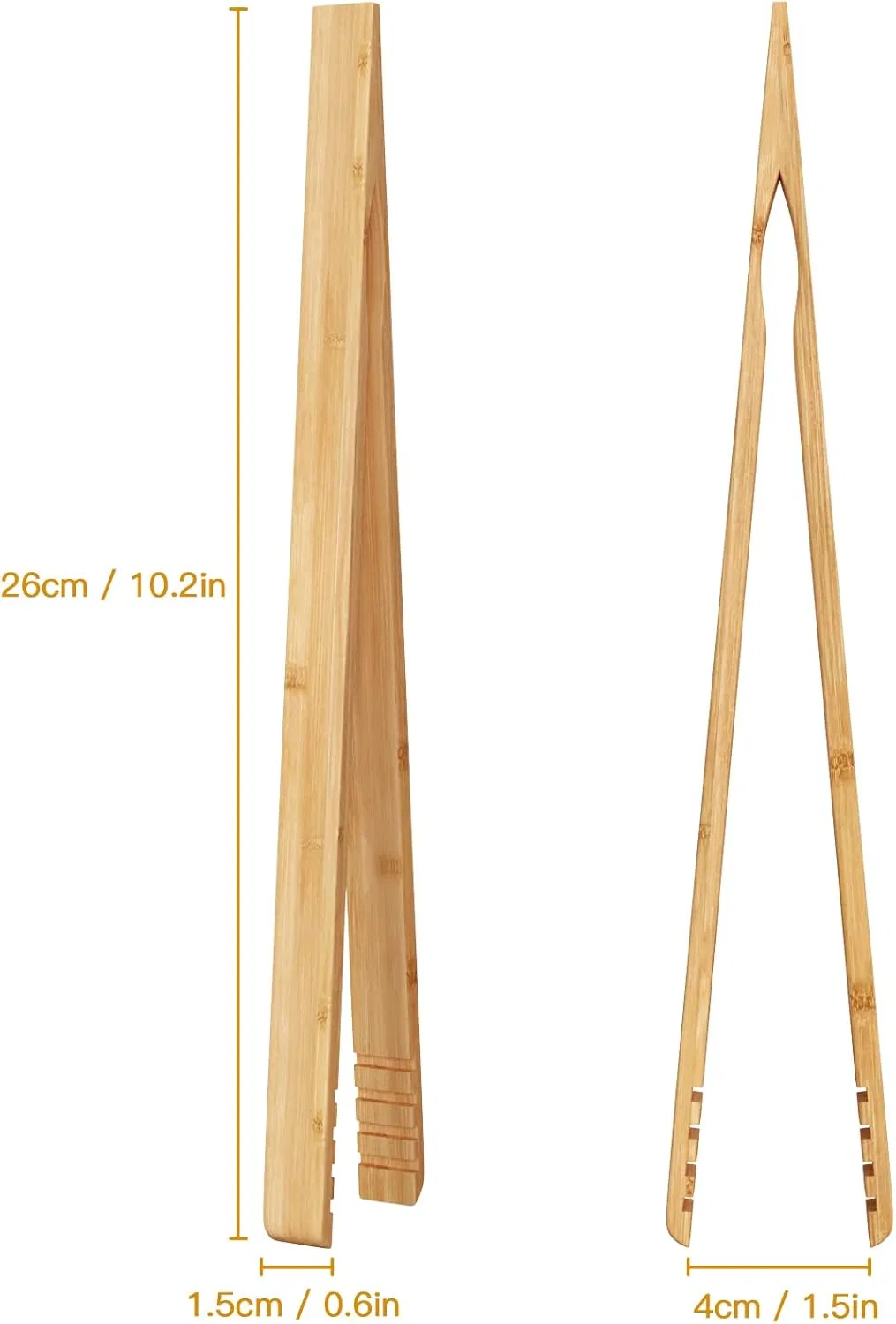 Simple Heat-Resistant Reusable Bamboo Wood Clip