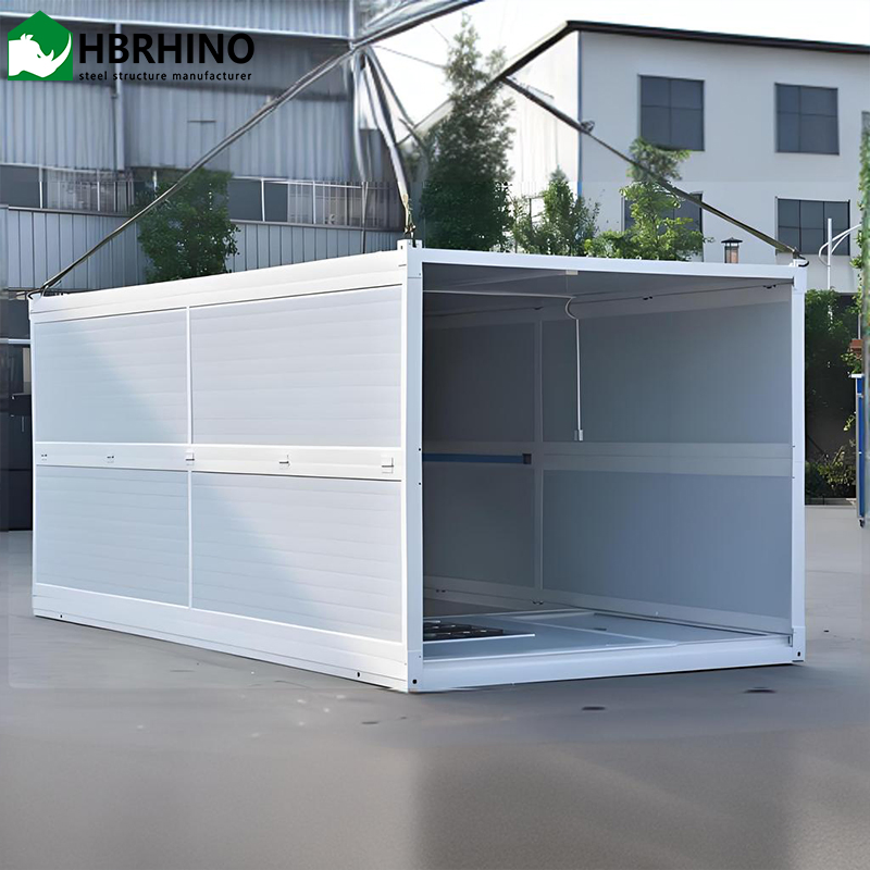 Mobile Container Structure Construction Warehousing Prefabricated Flat Packaging Folding Prefabricated Modular Container Office House Container Houses