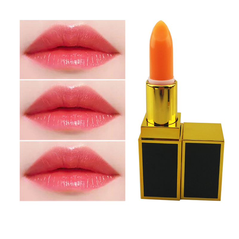 OEM Carotene Color Changing Lipstick Warm Feeling Lycopene Lip Balm Lasting Moisturizer