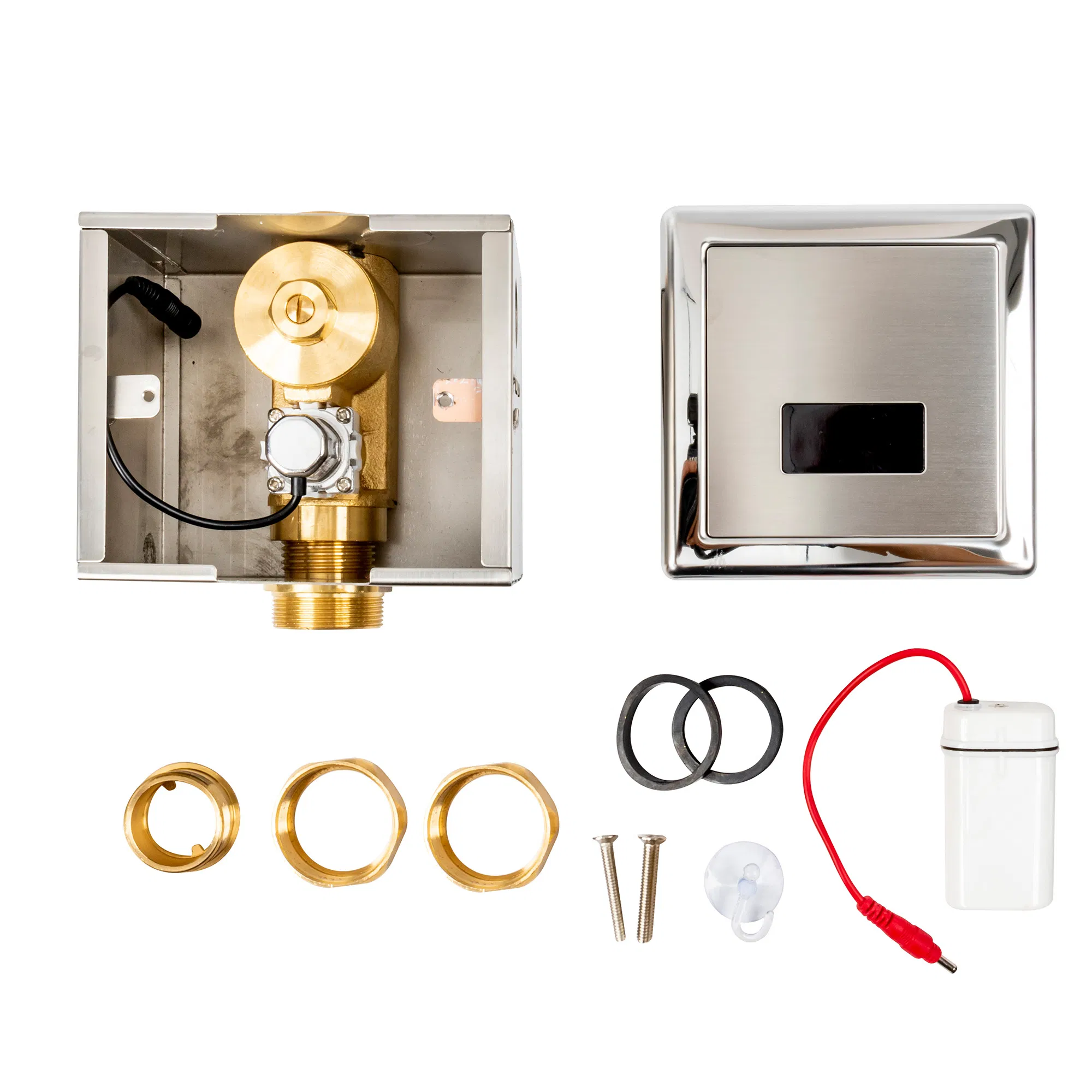 Wall Mounted Automatic Urinal Flusher with Sensor for Bathroom Home Hotel