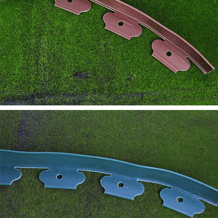 10cm/15cm/20cm Width Plastic Lawn Edging Coil Terrace Board, Green /Black Landscape Edging Roll