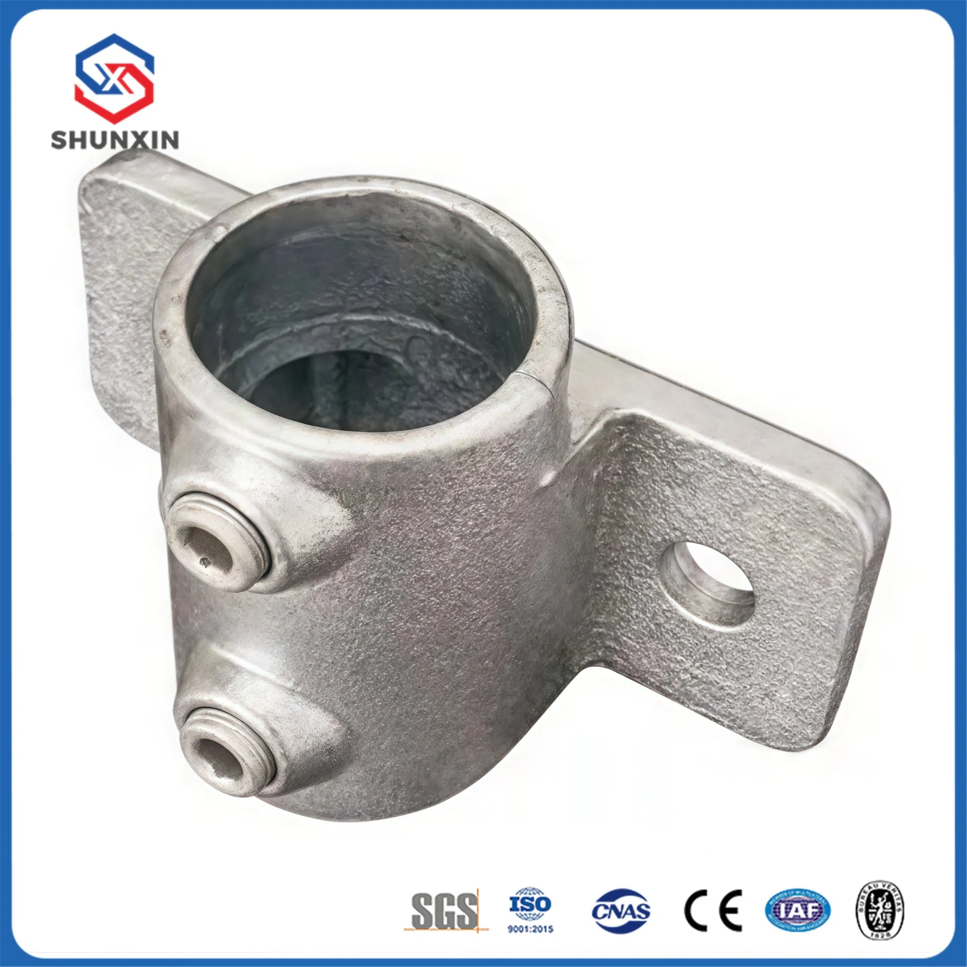 Heavy-Duty Doughty Pipe Clamp for Vertical Railing Support