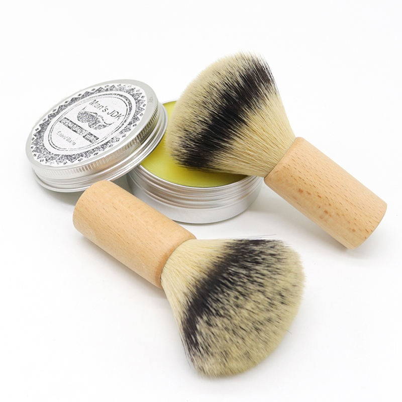 Wholesale Eco-Friendly Men's Beard Grooming Natural Bamboo Handle Barber Shaving Brush