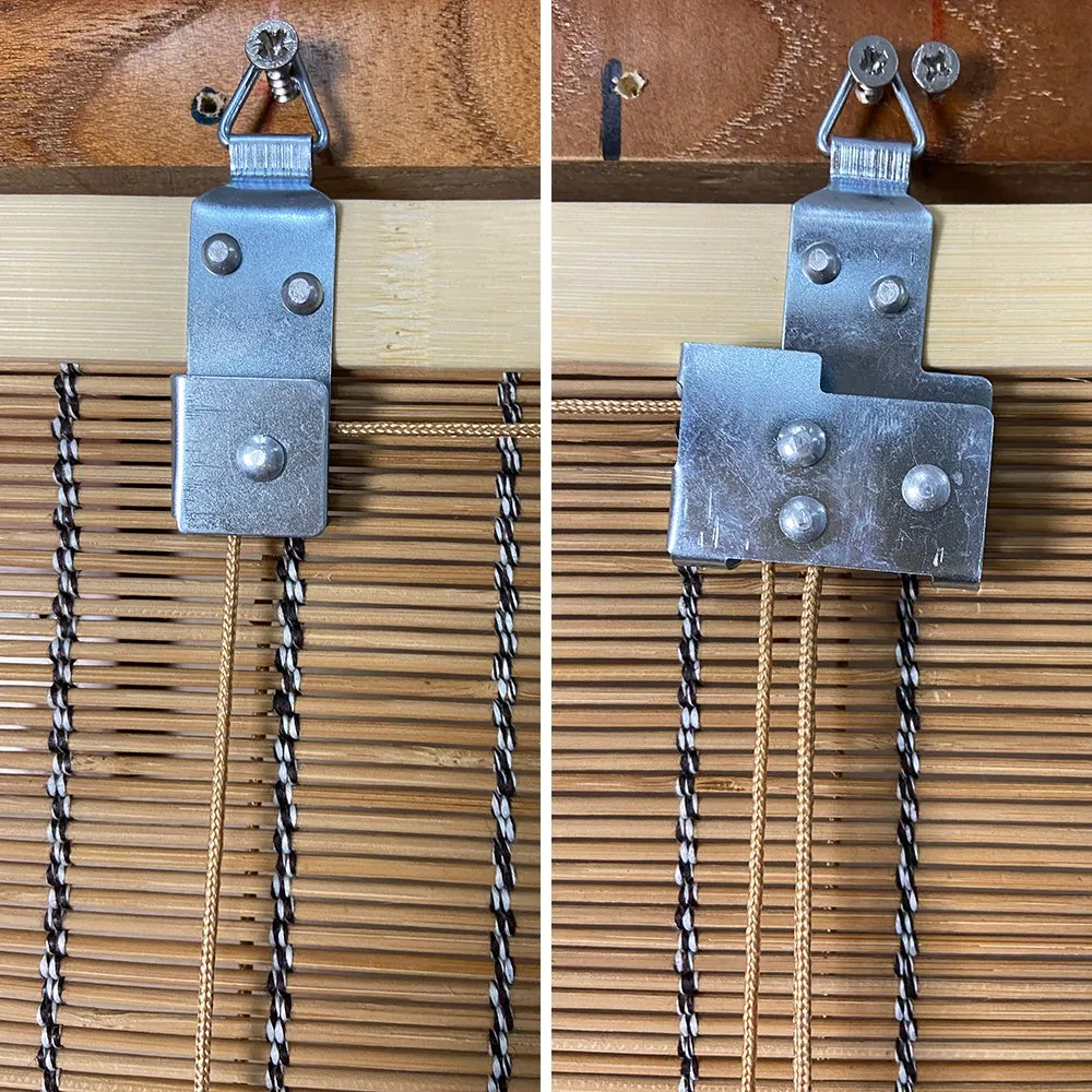 Light Brown Natural Round Bamboo Blind for Home Decoration