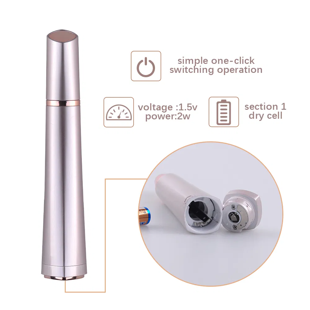 Rechargeable 3 in 1 Electric Lady Shaver Nose Hair Trimmer Eyebrow Leg Armpit Bikini Trimmer