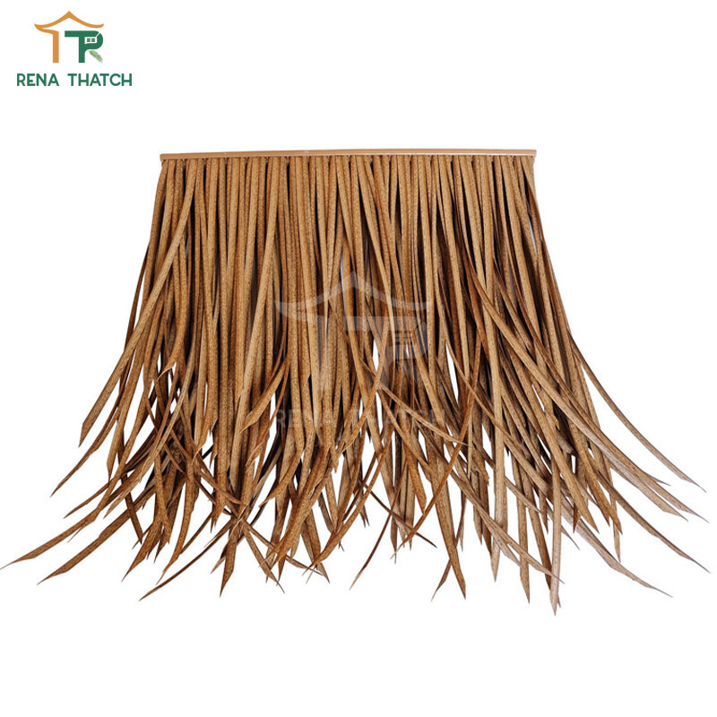 High Quality Artificial Thatch Fireproof Synthetic Thatch Palm for Roofing