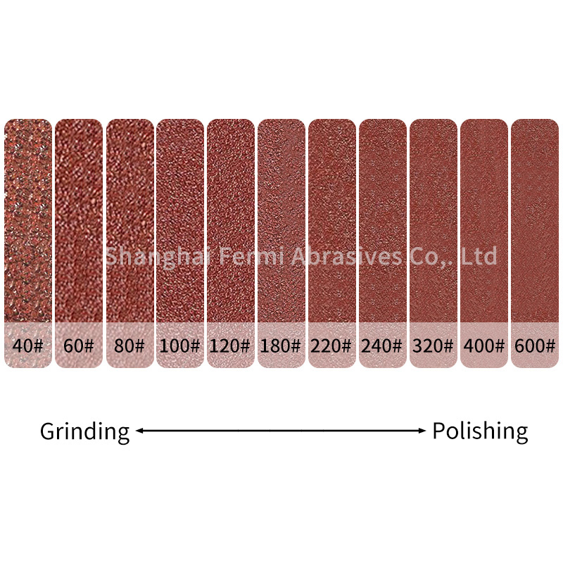 Шлифовальная лента 10x330 мм для нержавеющей стали и мебели
