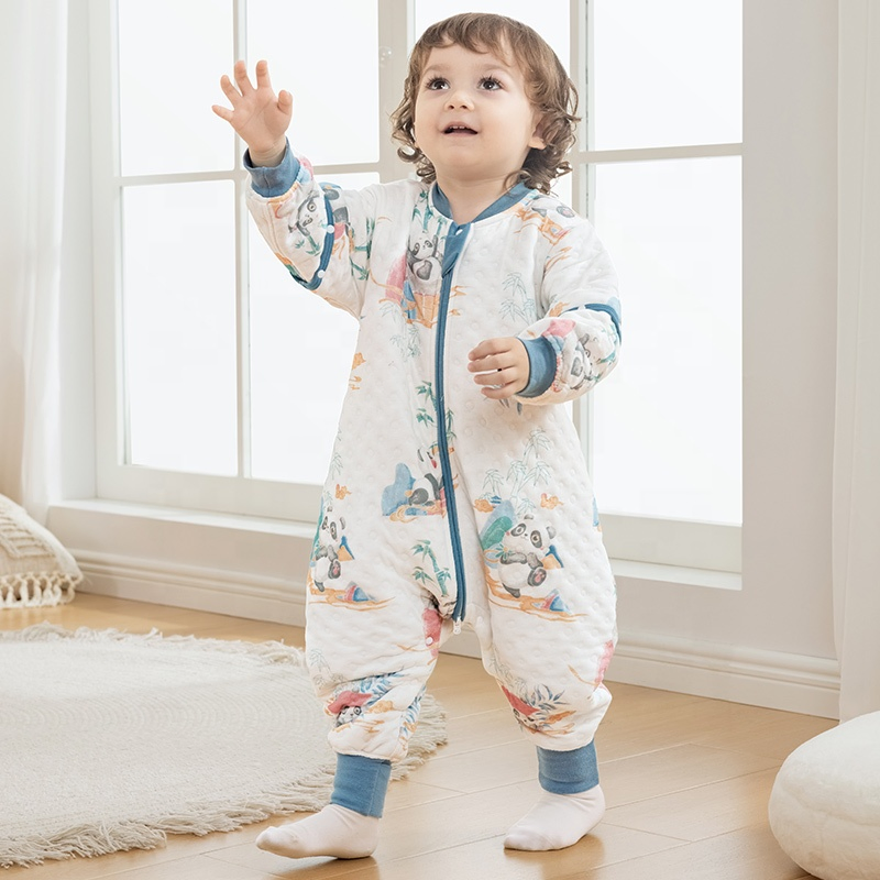 Customizable Toddler Winter Anti-Bacteria Sleeping Sack Newborn Infant Soft Air Layer Constant Temperature Sleep Bag