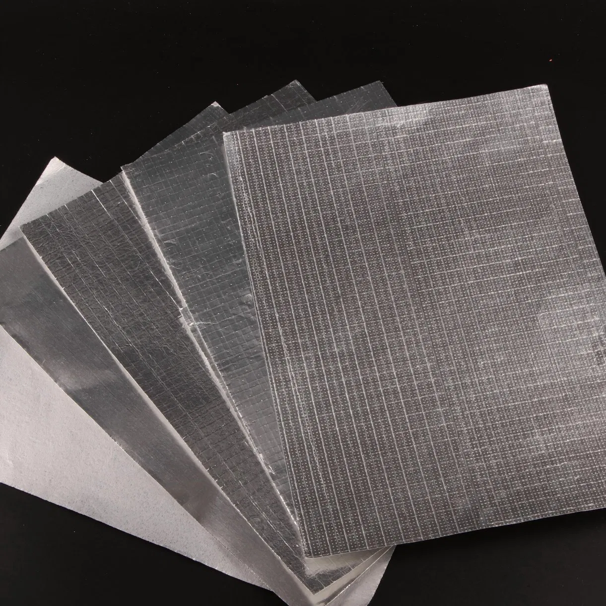Thermal Insulation Facing Aluminum Foil Composite Material with Fiberglass Fabric for Insulation Materials