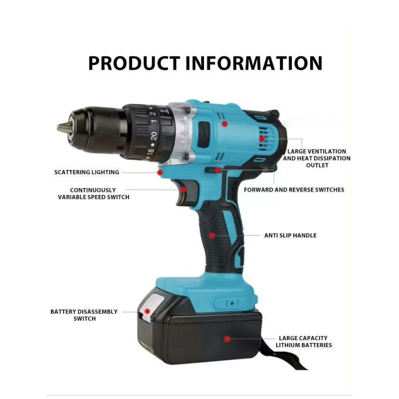 Беспроводной ударный шуруповерт Cisivis с логотипом