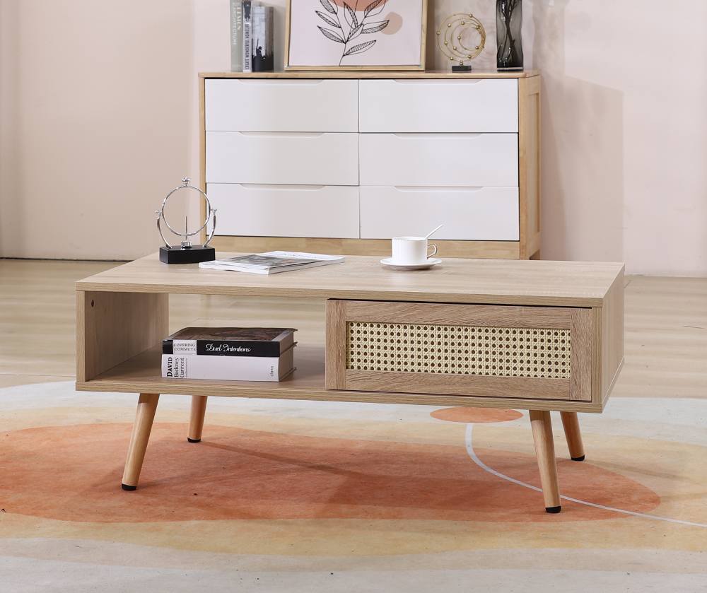 Шкаф ротанг дерево со столом деревенский стиль