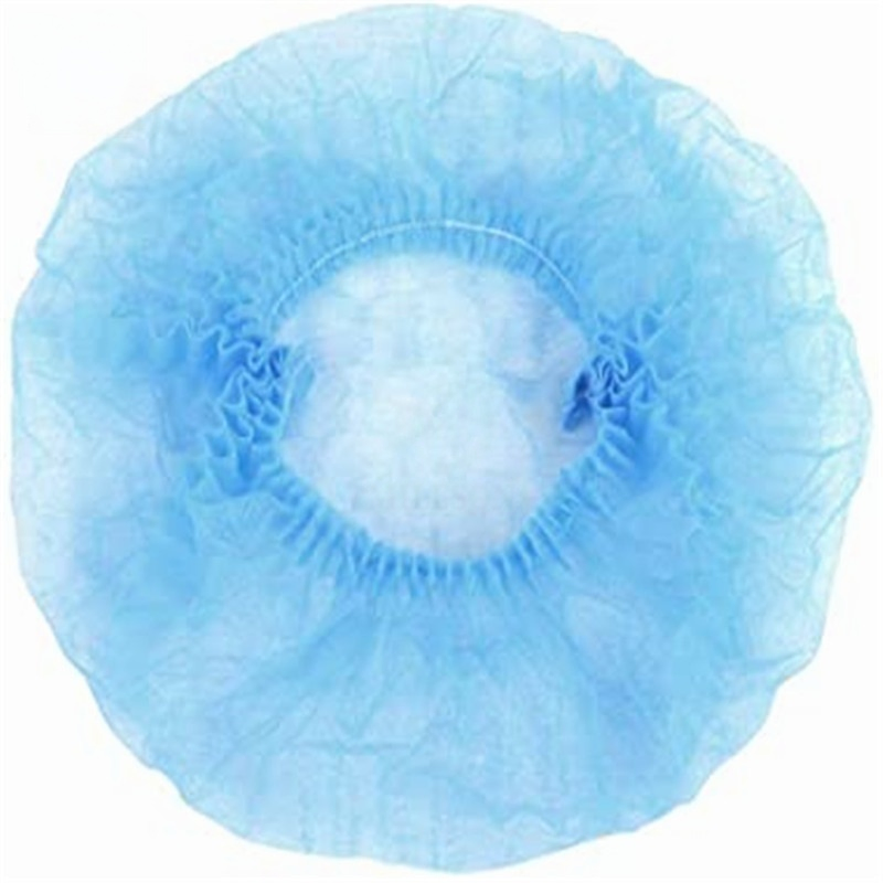 18" 21" 24" Hair Net Non Woven Disposable Clip Cap Round Cap Bouffant Cap Nurse Cap