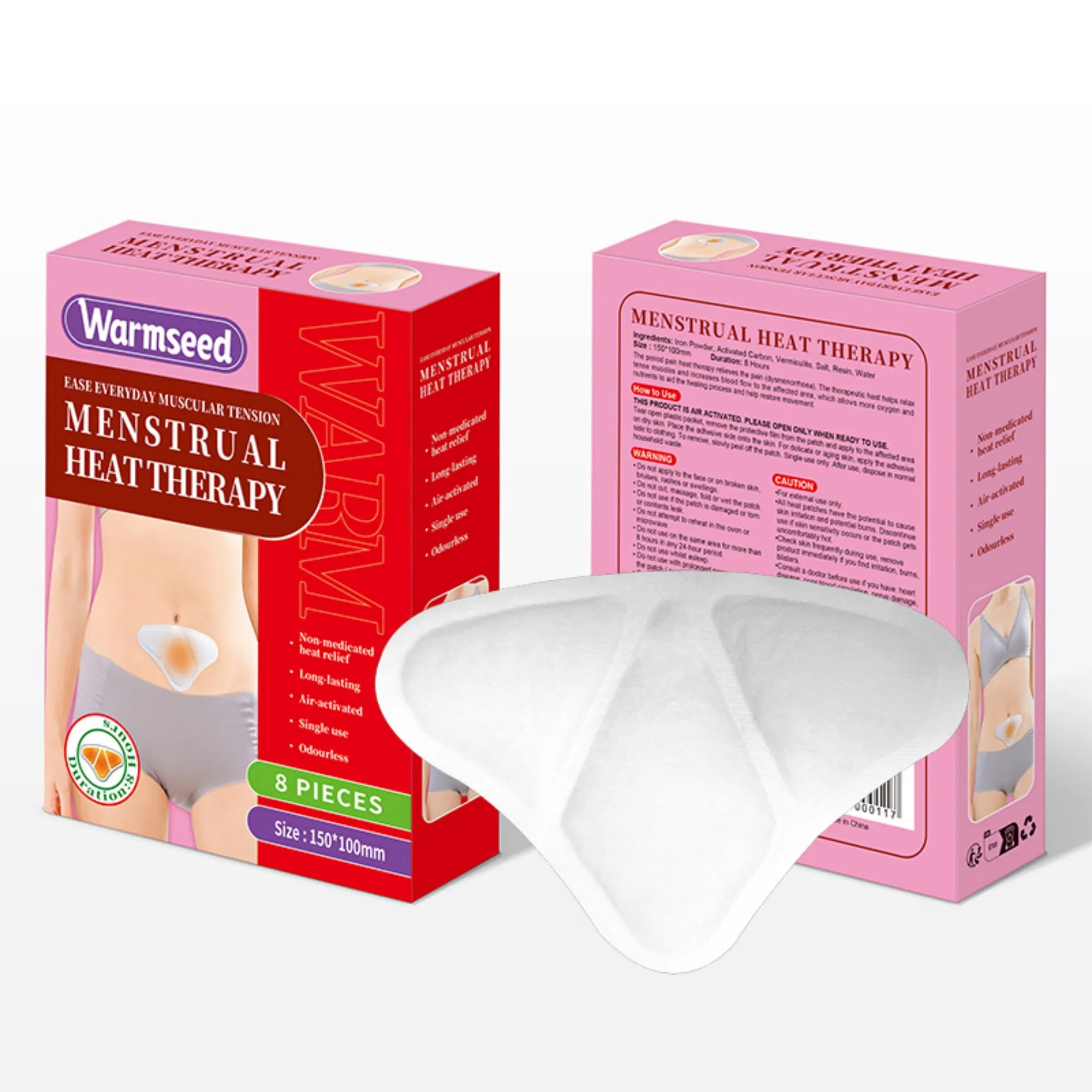 Flexible Bendable Portable Detachable Design Comfortable Abdomen Pain Relief Patch