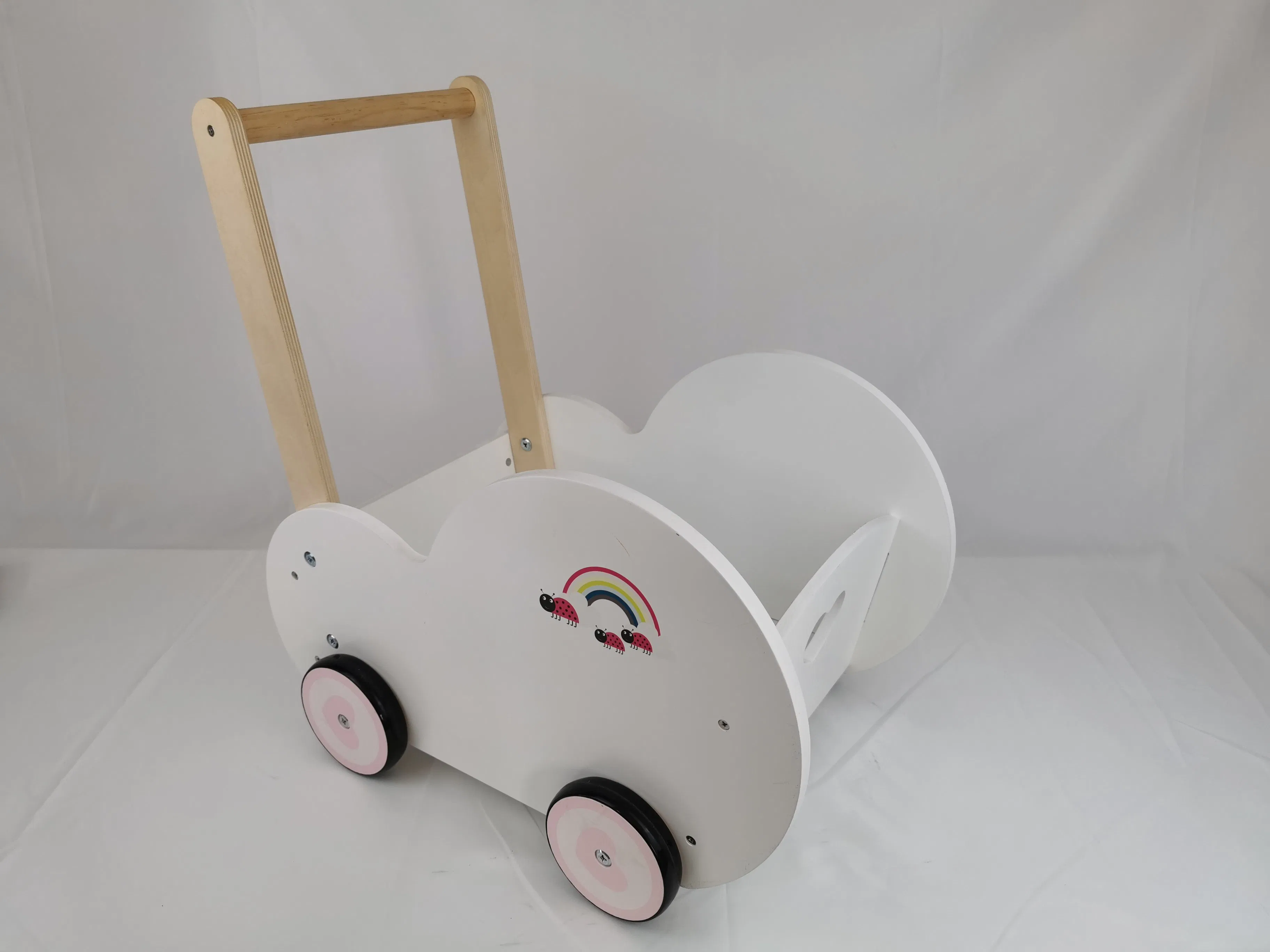 Premium Wooden Trolly Kids Toddler Toys Baby Walker