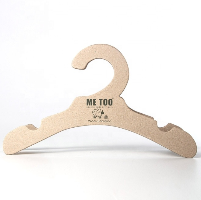 Custom Printed Recycled Biodegradable Eco-Friendly Cardboard Paper Suit Coat Clothes Pet Clothes Paper Hanger
