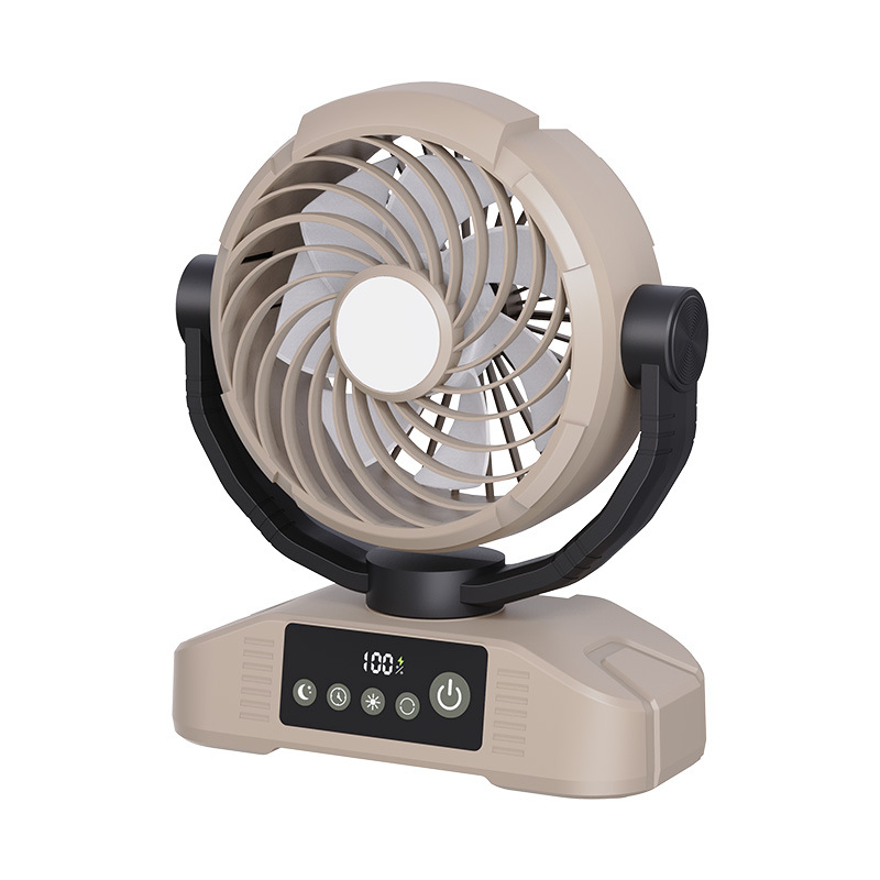 Versatile Desktop Outdoor Fan with USB Charging Capability