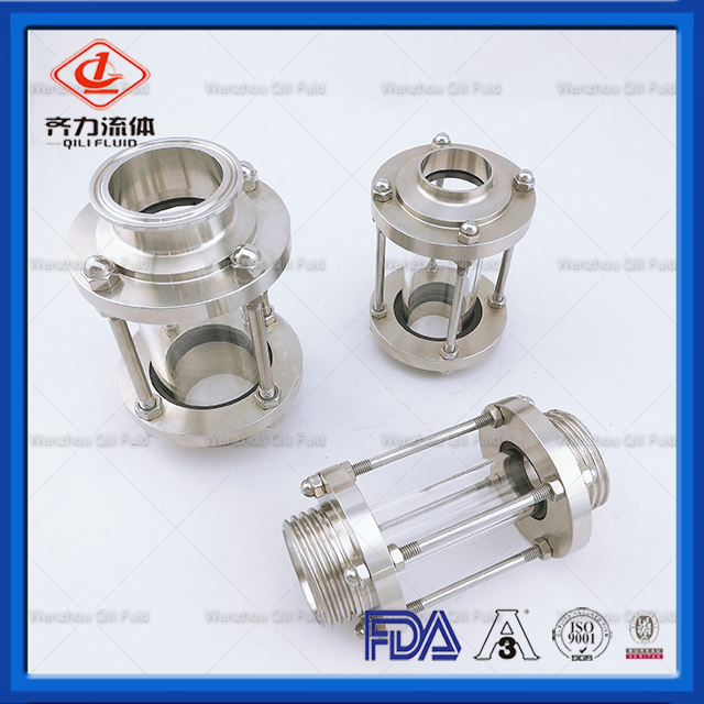 Good Grade Forged Sanitary Stainless Steel Threaded Sight Glass