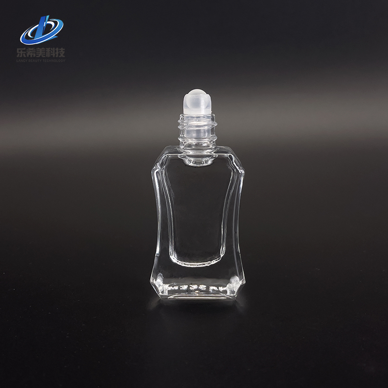 Cosmetic Packaging 70ml Empty Glass Cream Bottle Shaped-Shape Thread Screw Bottleneck Sealed with Screw Sprayer or Lotion Pump Dropper Perfume Essence Bottle