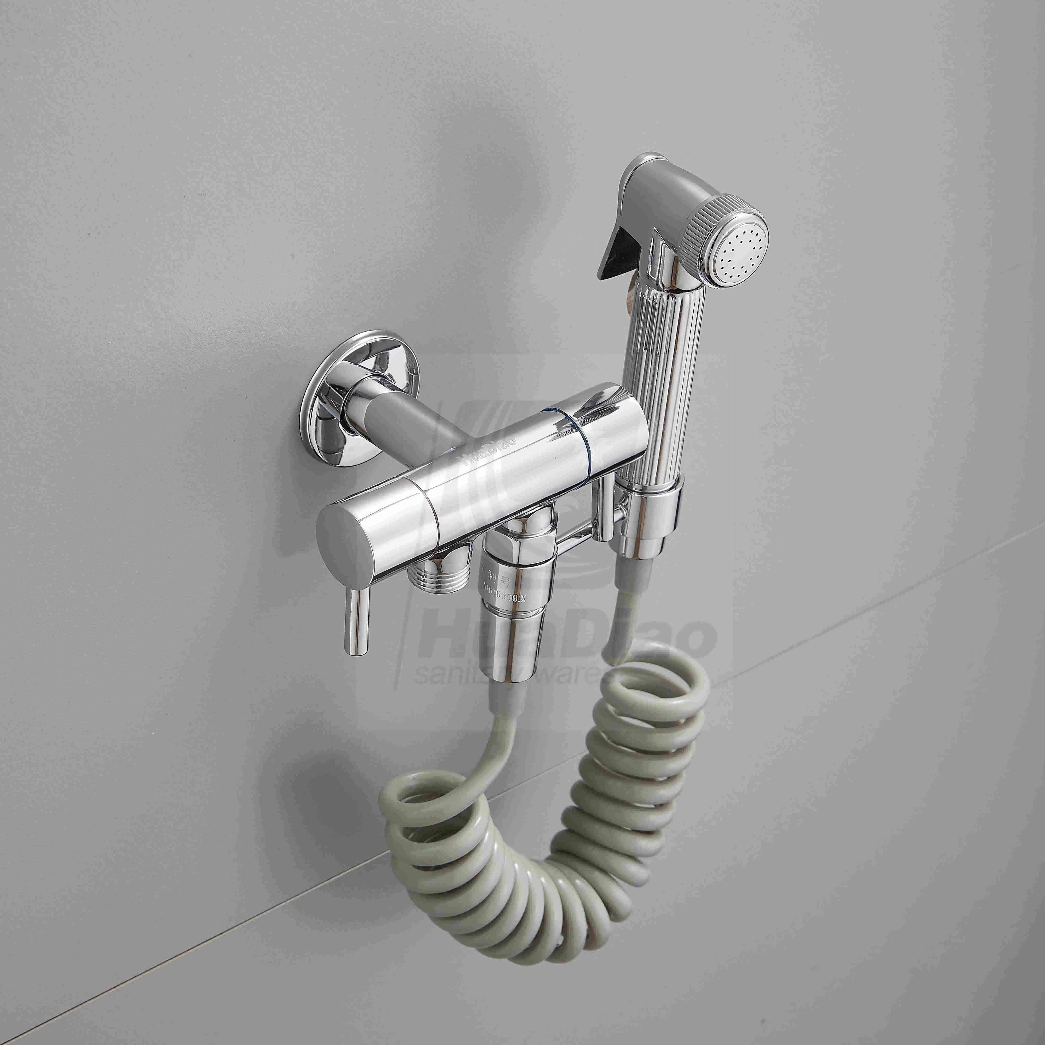 Stainless Steel Pressurized Toilet Spray Handheld Showerheads Bidet Spray Gun Washer