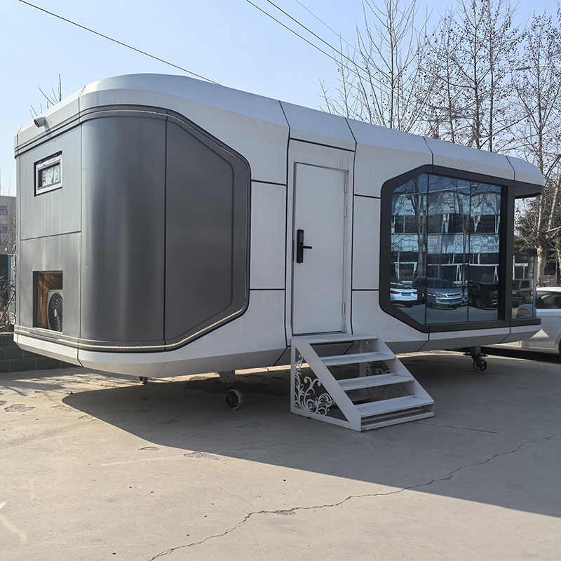 Convenient and Cost-Effective Mobile Houses Glass Homestay Buildings