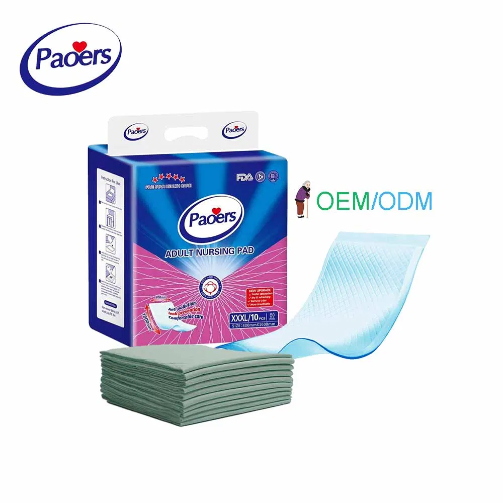 Eco Friendly Paoers Underpad Incontinence Adult Hospital Incontinence Absorbent Bed Pads Korea Japan