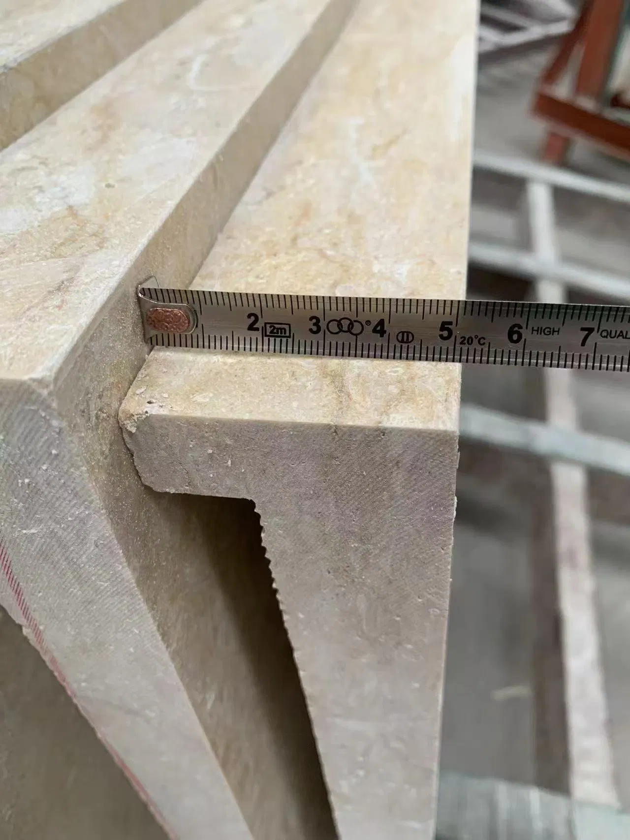 Golden Beige Marble Limestone Travertine Wall/Floor/Swimming Pool /Countertoptiles for Indoor Outdoor Decoration