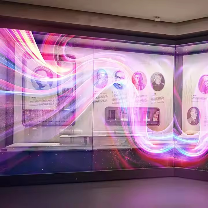 Factory Price Ultra-Thin P20 Transparent LED Display Self-Adhesive Advertising for Glass Window Wall