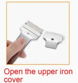 Cleaning Scraper Plastic Razor Scraper with Plastic Blades and Metal Blade Set