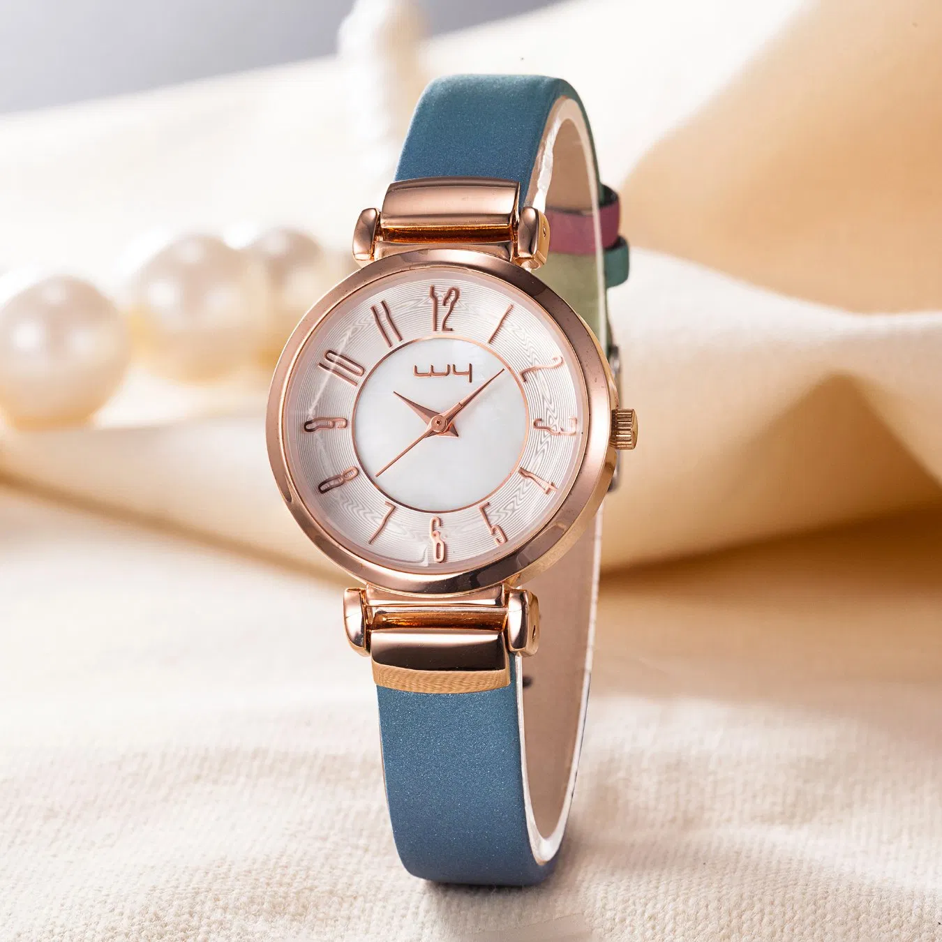 ODM Fashion Leather Strap Quartz Classic Ladies Wrist Watch Wy-093
