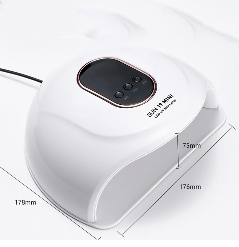 72W Nail Care LED UV Nail Gel Dryer Nail Lamp
