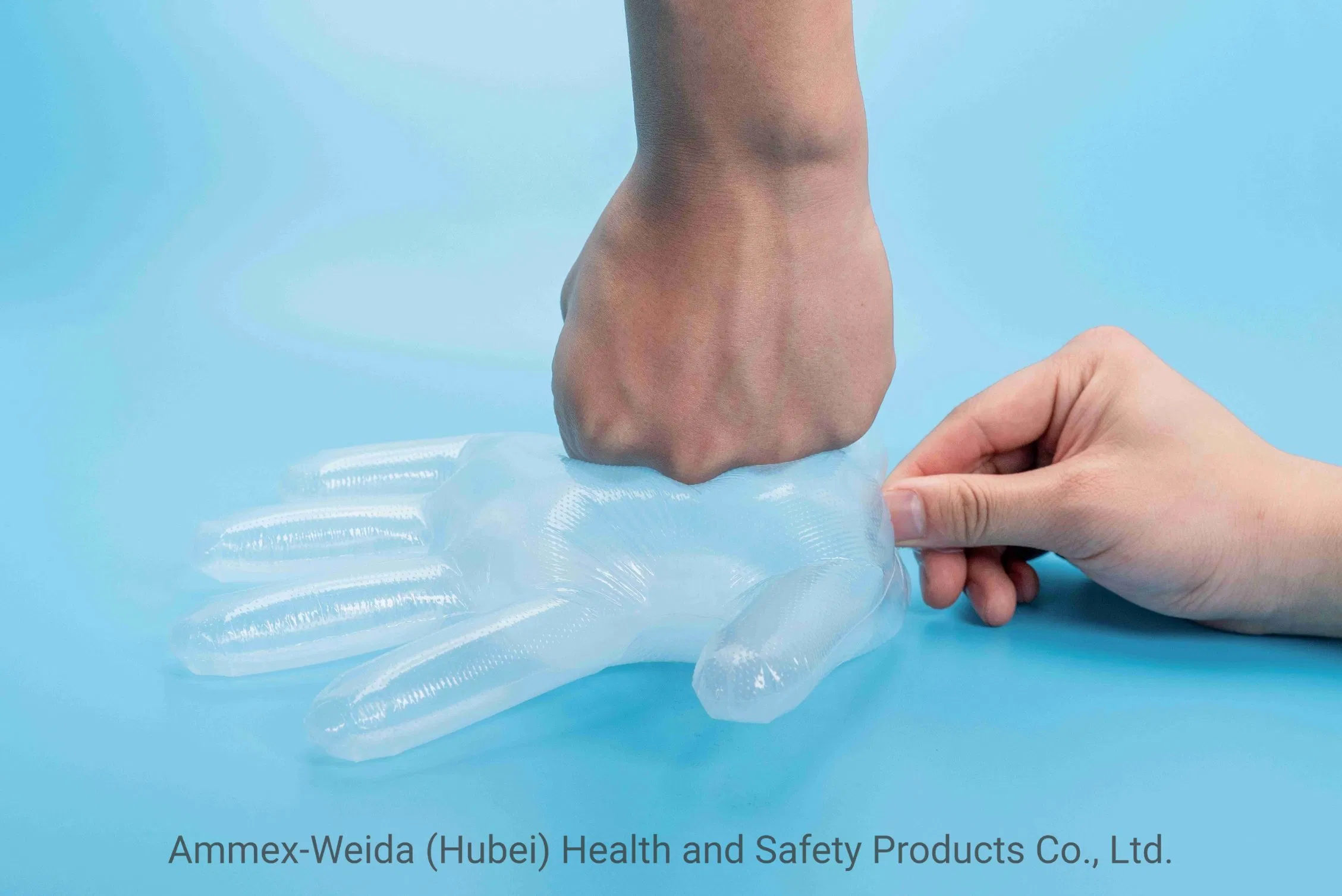 Non-Toxic Tear-Resistance Disposable Transparent PE Gloves Kitchen Use Oil-Proof Plastic Gloves