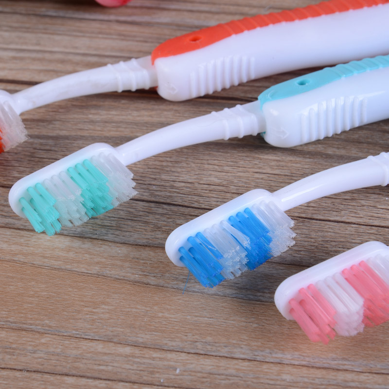 Hippocampi Shape Toothbrush Fold Toothbrush Colorful Disposable Travel Hotel Toothbrush Dental Kit