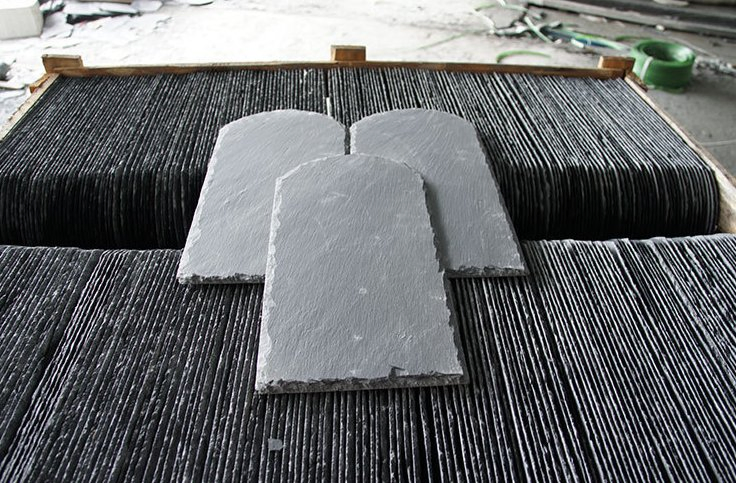 Factory Direct Sales, Cheap Cost, Natural Black Slate Roof Tiles