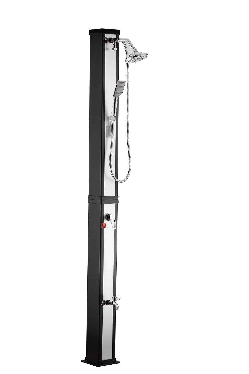 Stylish Outdoor Garden Shower Column with Solar Technology
