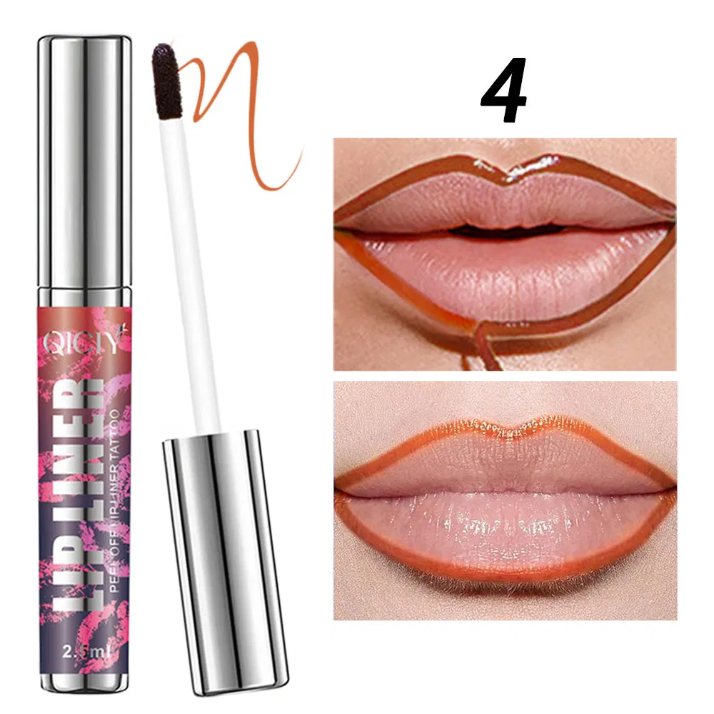 2.5ml Makeup 4 Color Lips Pen Tear Lip Liner