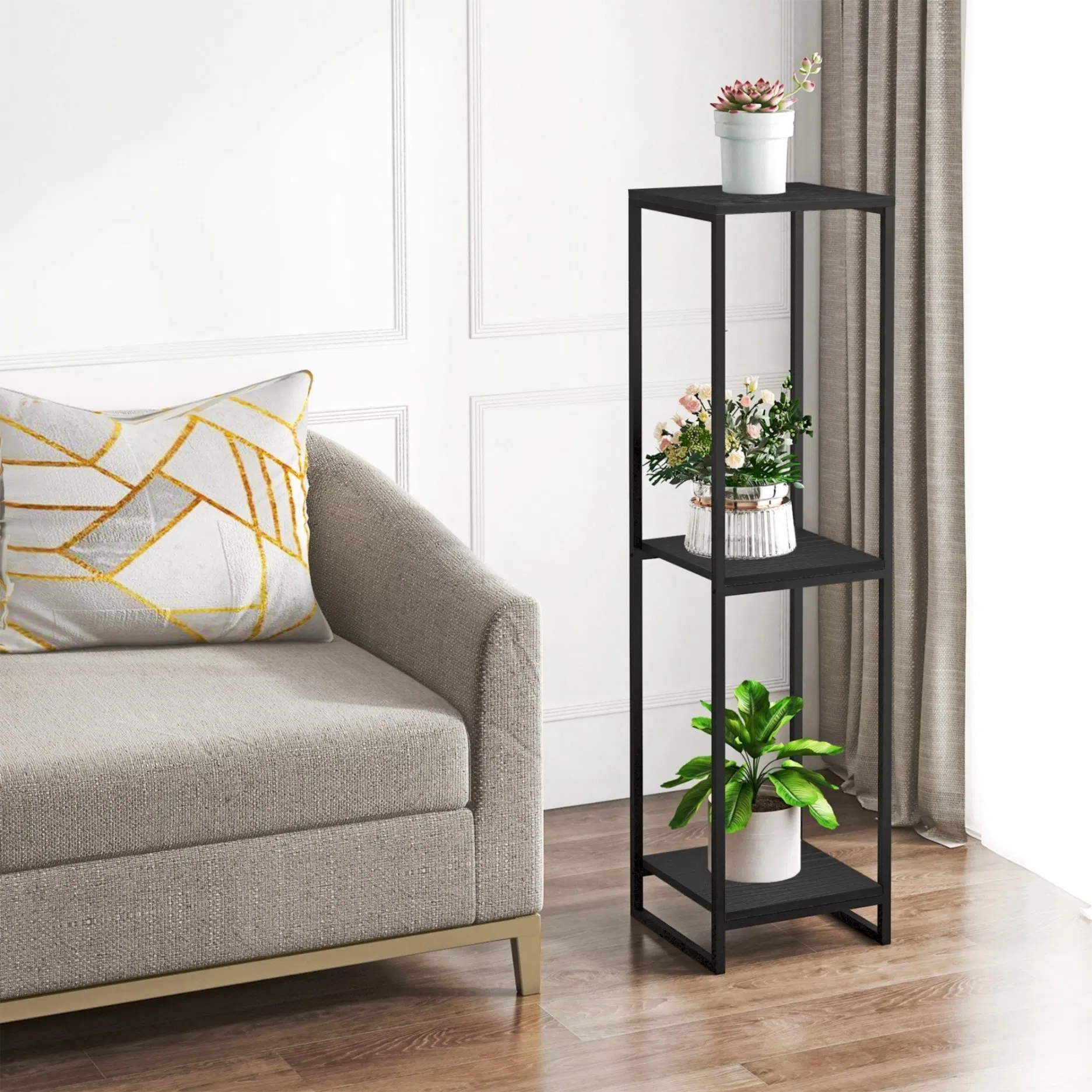 Modern Multi-Layer Rust-Proof Multifunctional Indoor Display Plant Stand