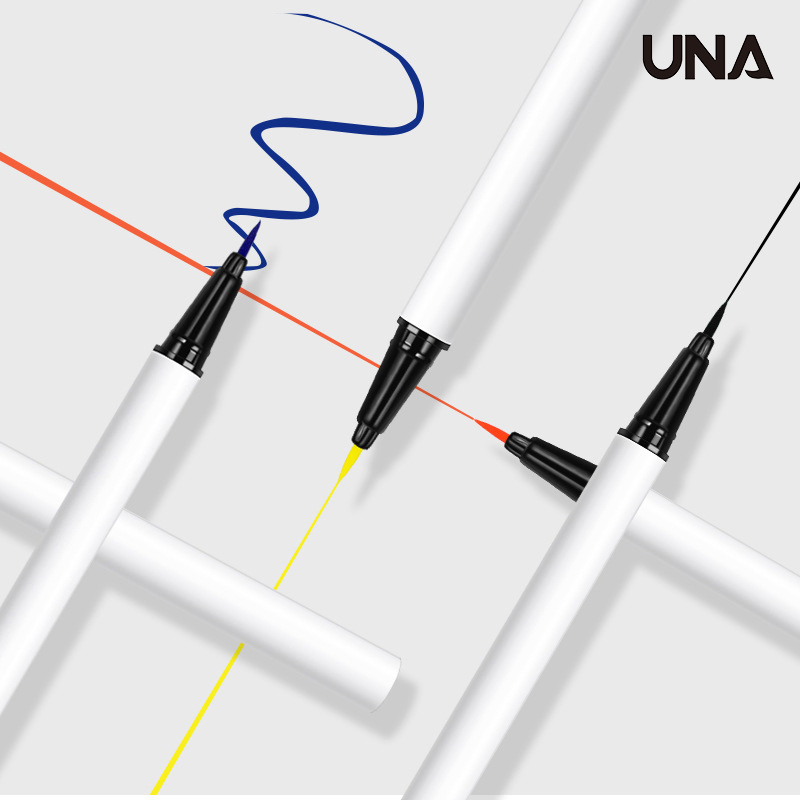 No Logo Private Label Fluorescent 9 Colors Waterproof Quick-Drying Smudge-Proof Makeup Liquid Eyeliner