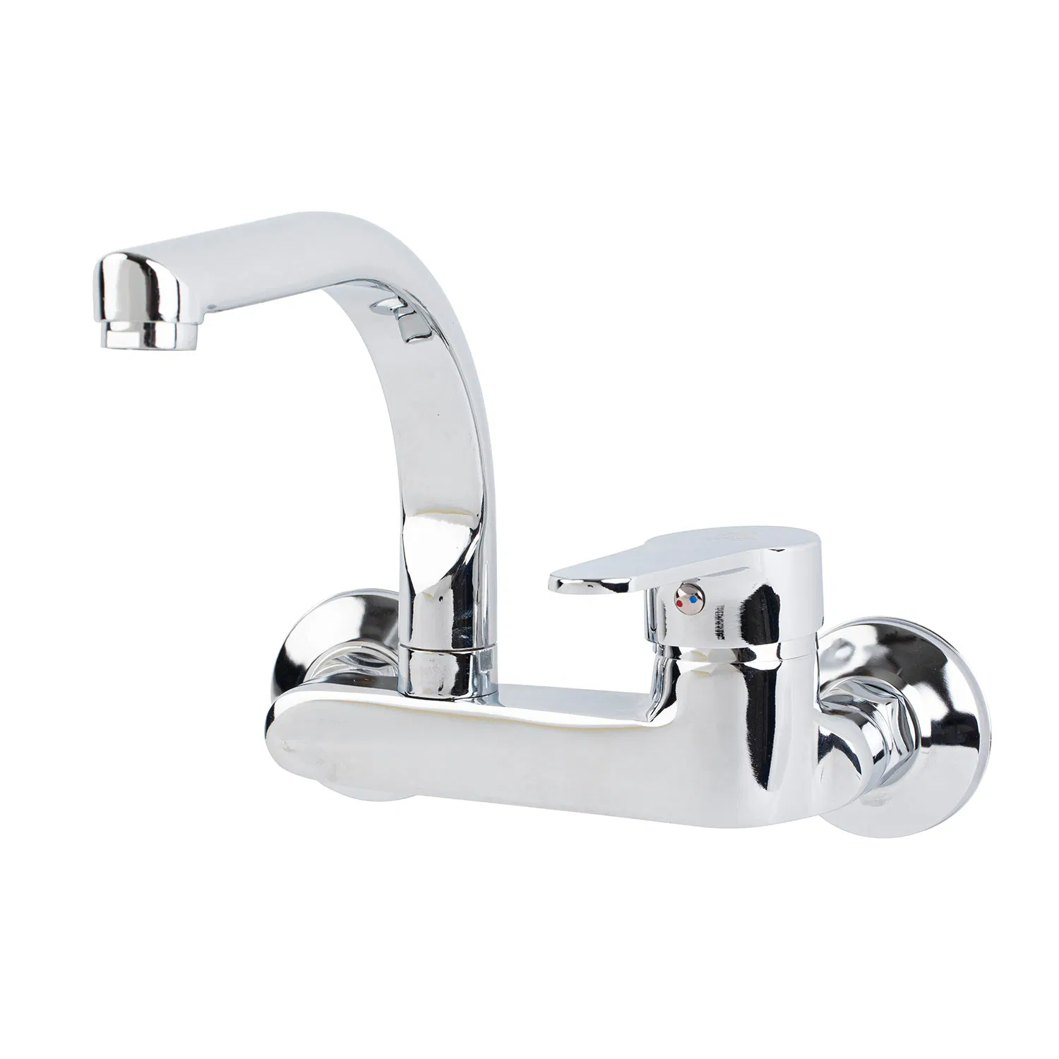 High-Quality Double Hole Water Mixer Kitchen Tap with Ceramic Material