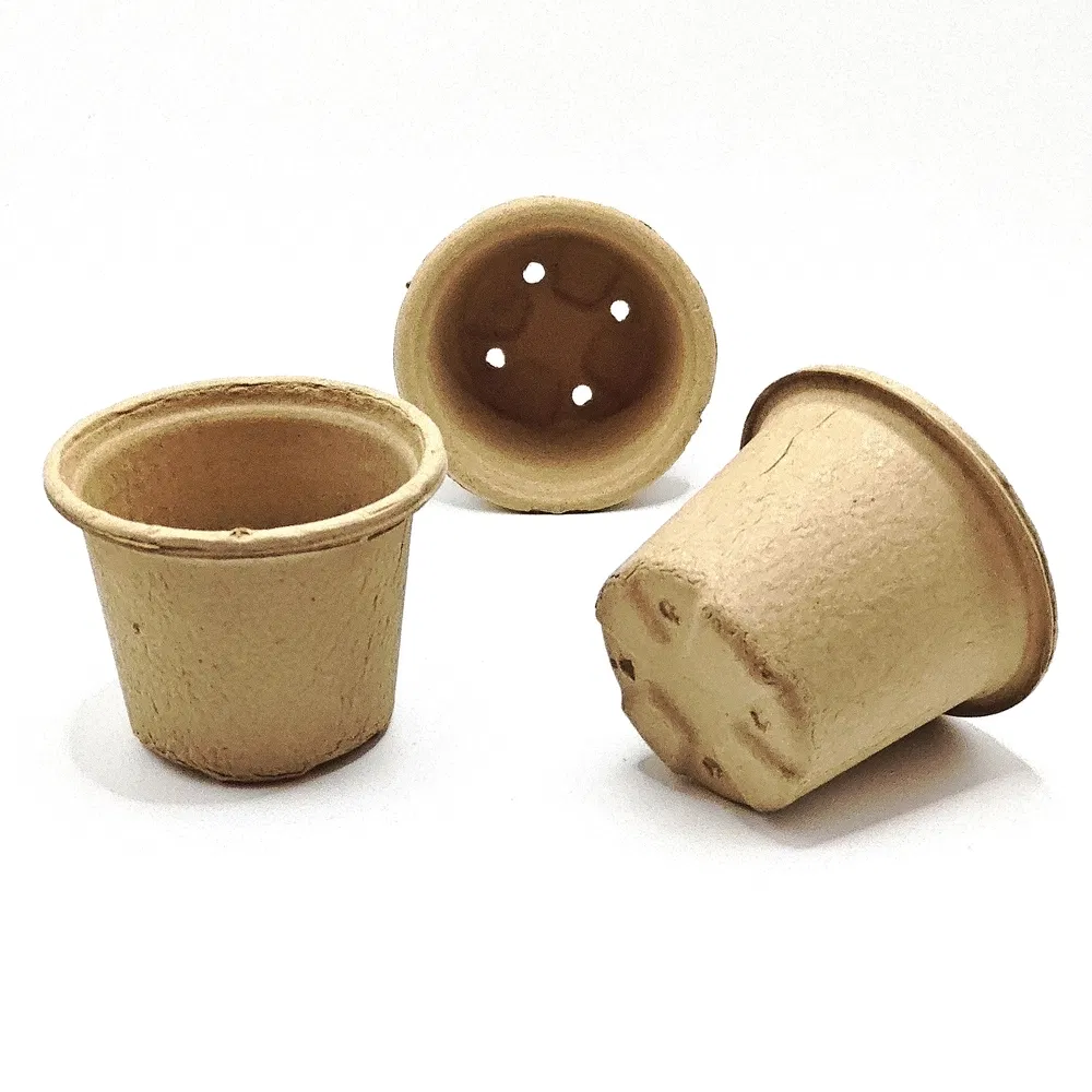 Биоразлагаемые стаканчики для рассады из бумажной массы