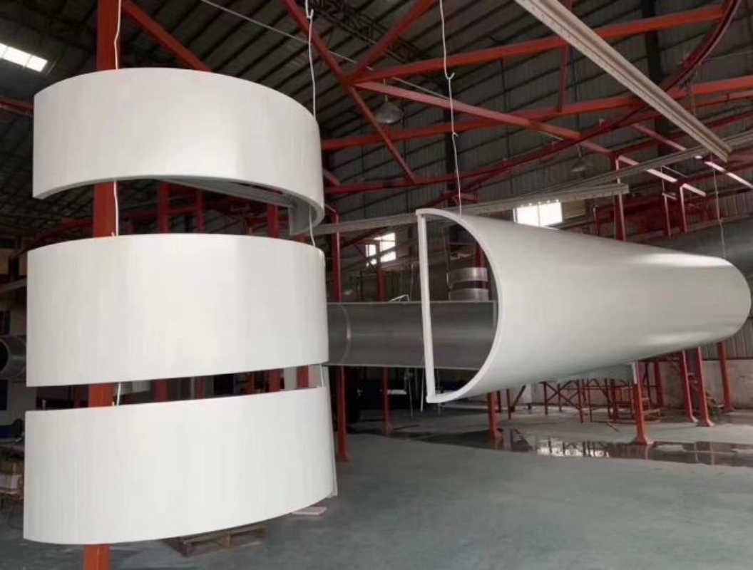 Single Color Aluminium Cylindrical Decoration Aluminium Alloy for Curtain Wall
