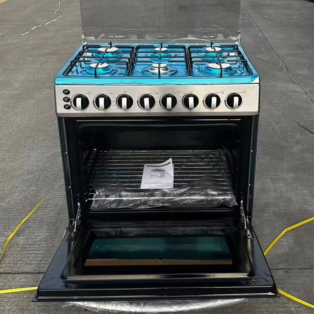 Kitchen Free Standing Gas Oven Range Home Cooker 6 Burners Gas Stove