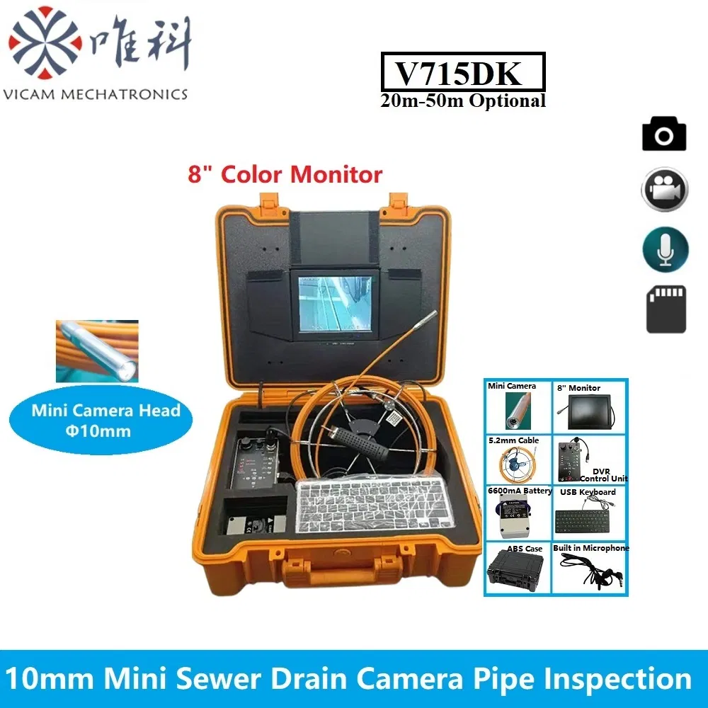 Миниатюрная камера для инспекции труб Super Mini Pipe 10мм