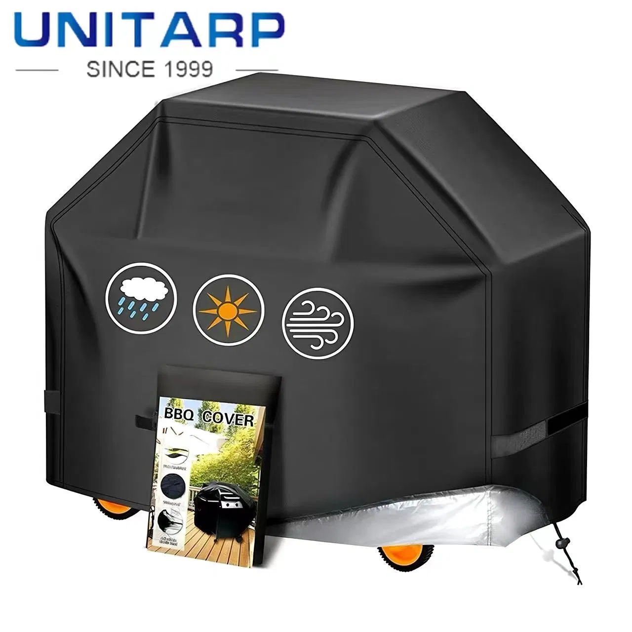 Polyester Made High Quality BBQ Grill Cover / Customized Dimension Accepted