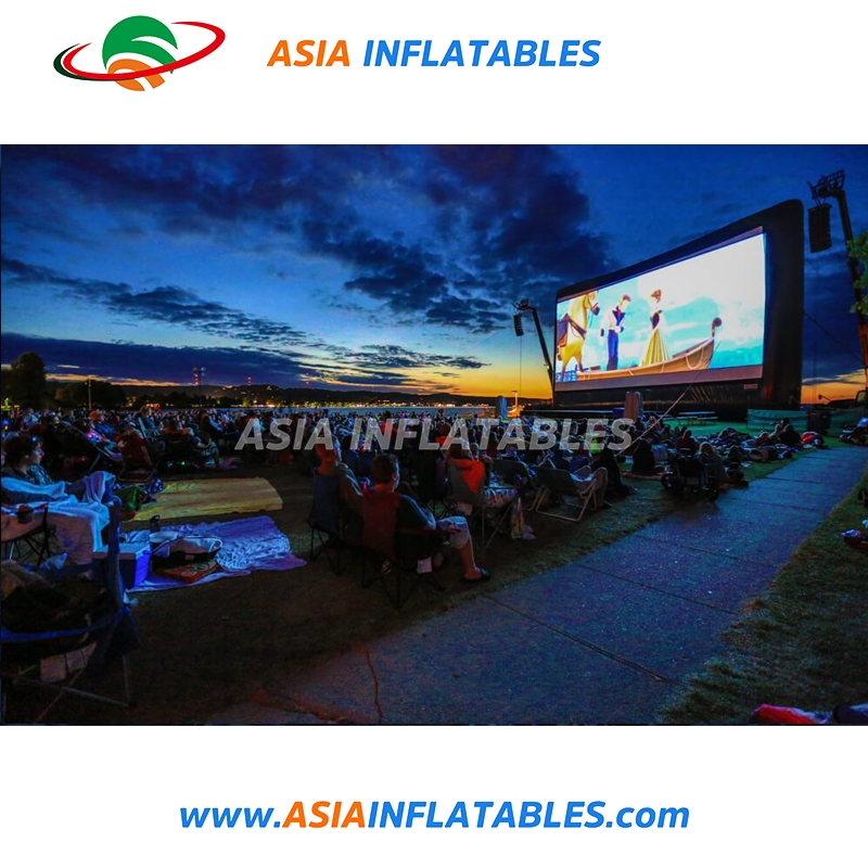 Custom Indoor Outdoor Inflatable Projection Cinema Movie Screen for Sale
