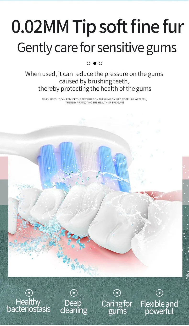 Electric Toothbrush Powerful Cleaning Rechargeable Toothbrush