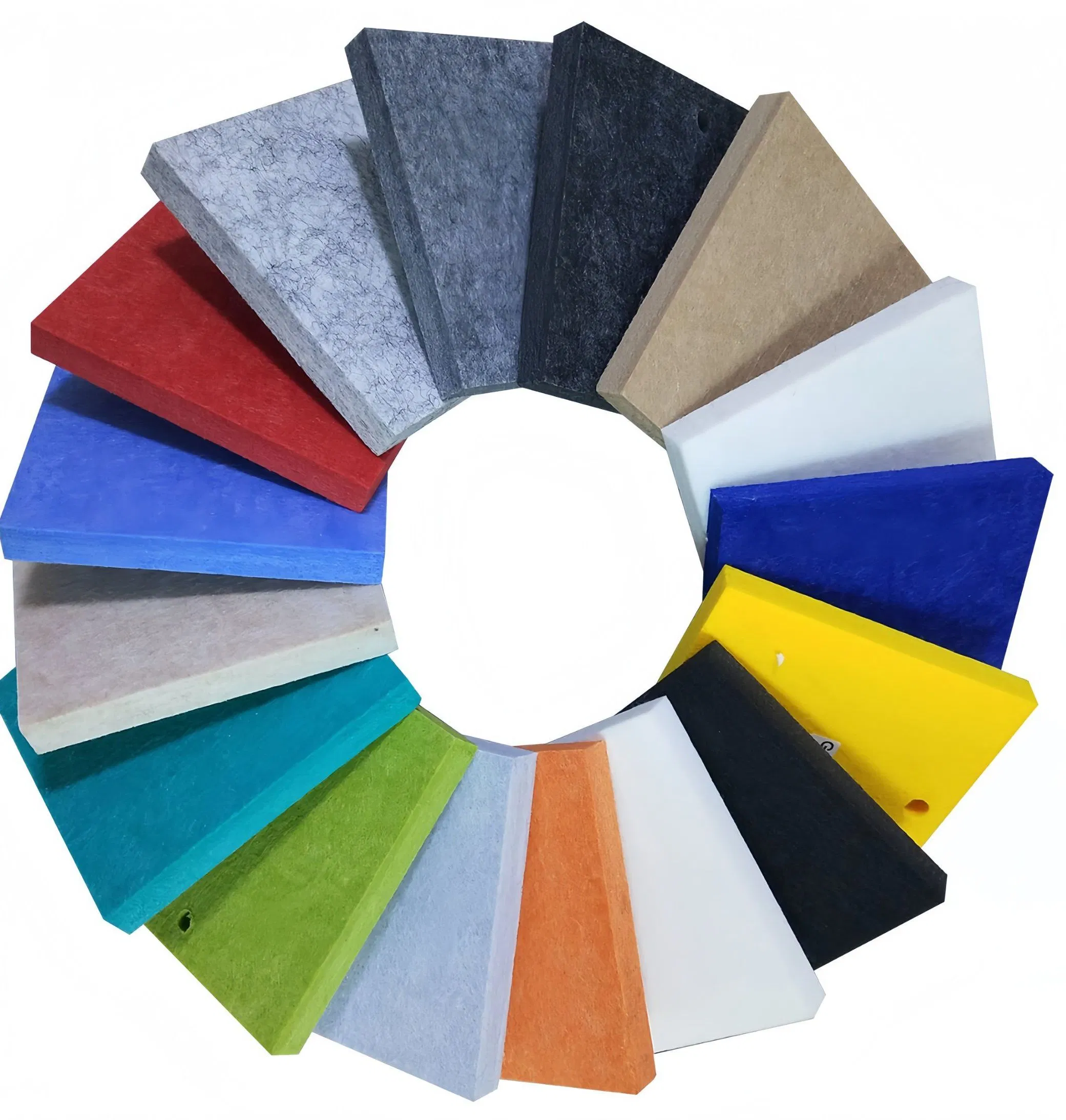 Magnetic Mounting 12mm Pet Felt Acoustic Panel System - Reconfigurable Sound Barrier with Interchangeable Color Capsules for Dynamic Office Environments
