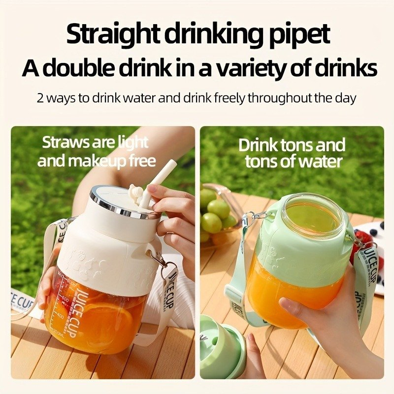 2025 Portable USB Rechargeable Portable Electric Household Outdoor Blenders Bottle Mini Juicer