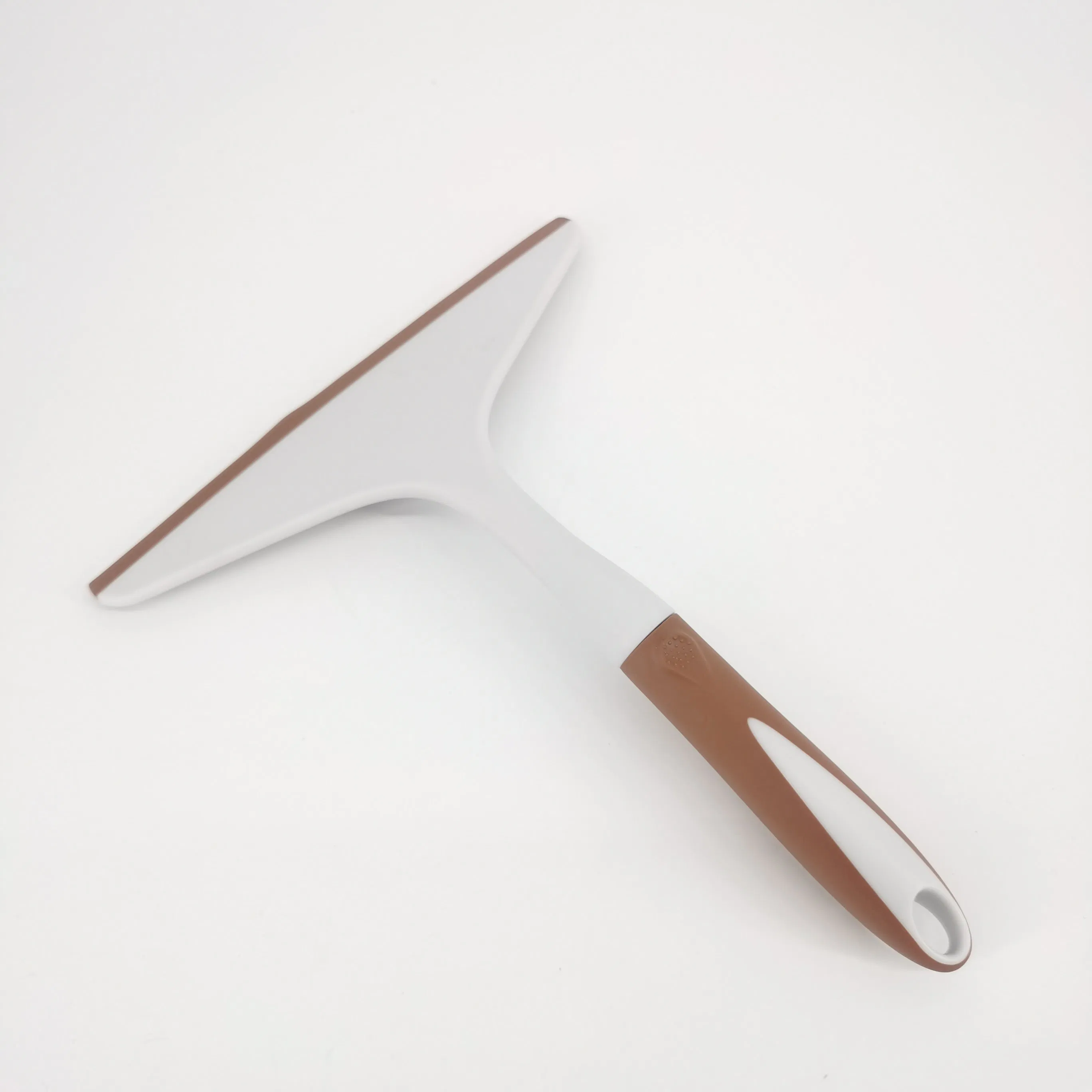 Soft Scraper Cleaner with Plastic Handle Silicone Head Bathroom Glass Window Squeegee