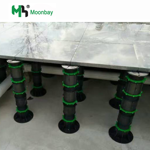Plastic Adjustable Pedestal System Floor Tile Paver Floor Support
